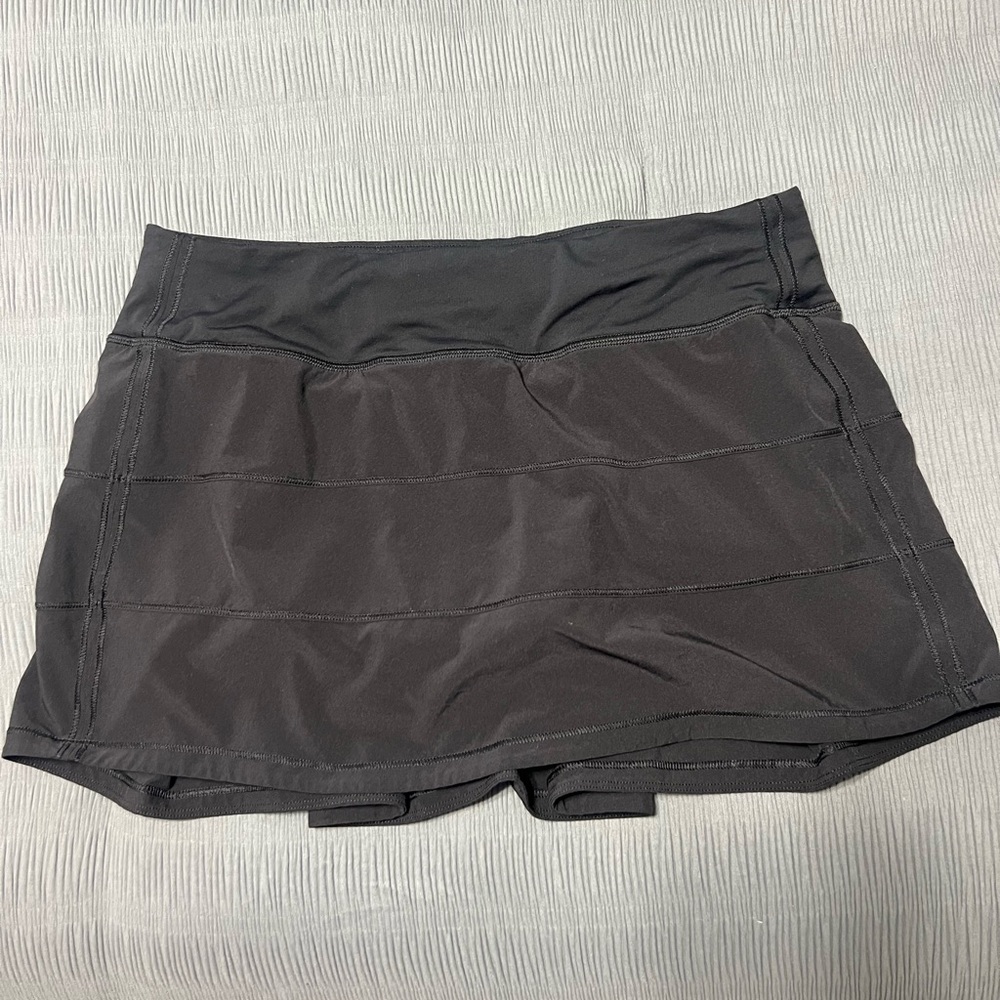 Lululemon Pace Rival black skirt, size 8, $30